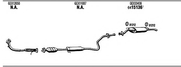WALKER RV41401 Exhaust System